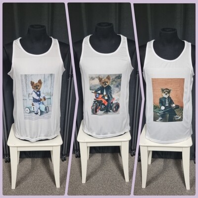 Tank top met foto&#39;s