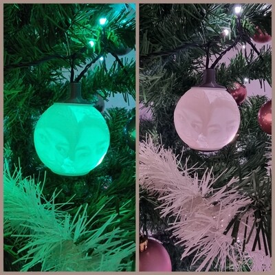 kerstbal 3D geprint