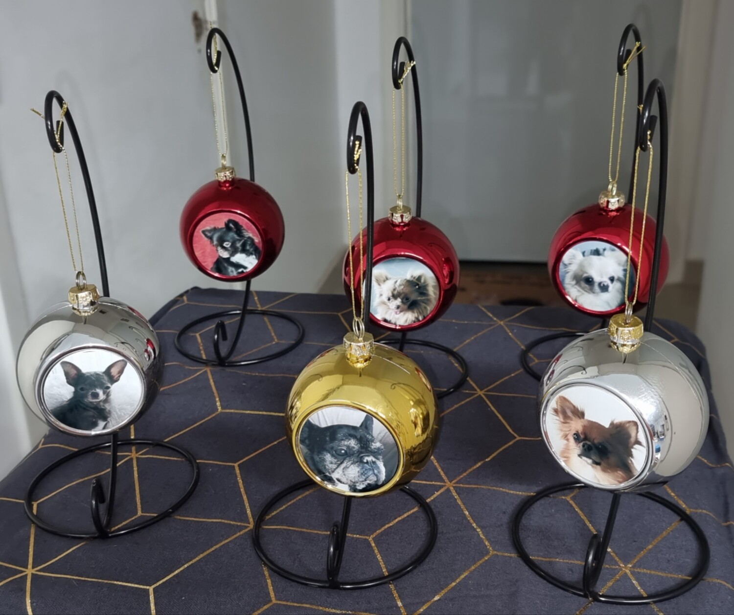 kerstbal met foto