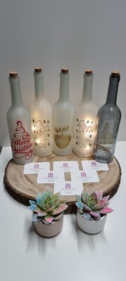 Fles met ledverlichting