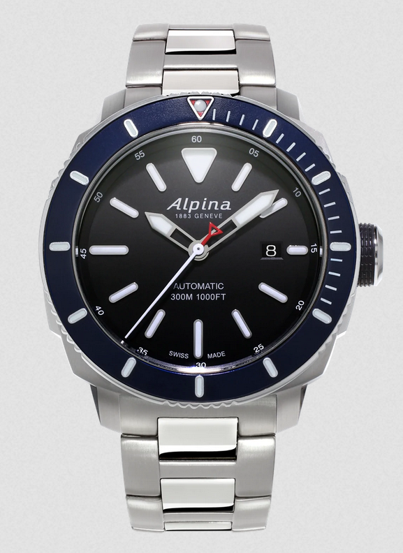 ALPINA Seastrong Diver 300 Automatic
Black/Bracelet