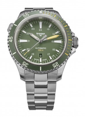 P67 Diver Automatic Green Stahlband