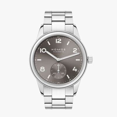 NOMOS Club Sport Neomatik 39 smoke Stahlboden