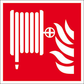 Aufkleber "Löschschlauch"