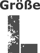 Aufkleber weiß - Größe L