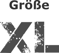 Aufkleber weiß - Größe XL