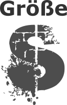 Aufkleber weiß - Größe S