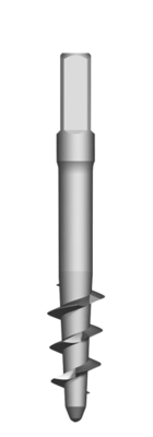 BiCortic Implantat Vierkantkopf 3.5 x 19 mm
