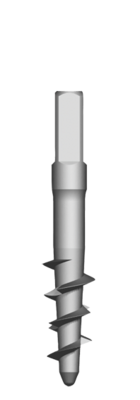 BiCortic Implantat Vierkantkopf 3.5 x 23 mm