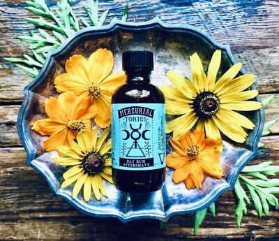 Bay Rum Aftershave by Mercurial Botanicals 1 oz.