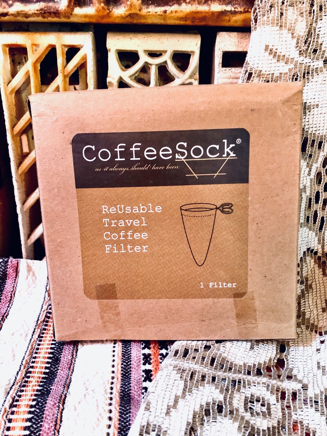 Coffee Sock- Hot Brew Travel Filter