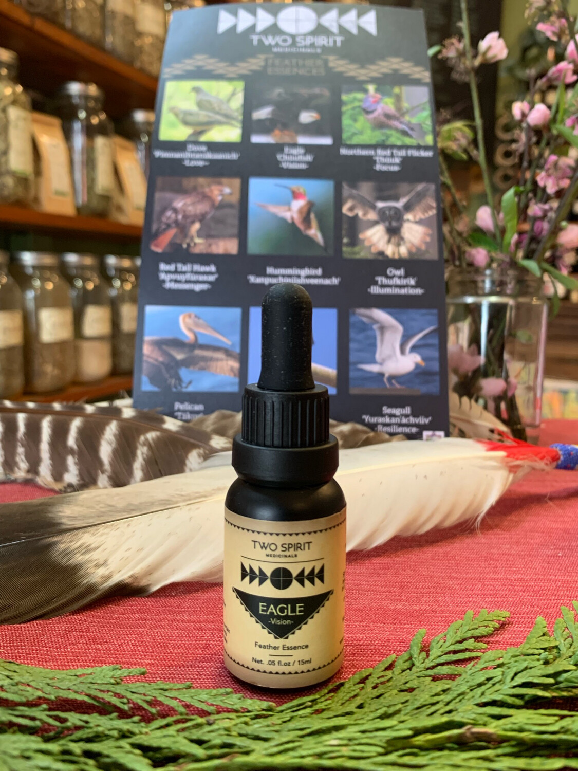 Eagle Feather Essence by Two Spirit Medicinals- 1/2 oz