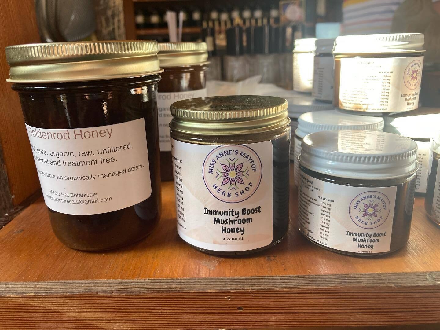 2 oz - Immune Boost Mushroom Honey