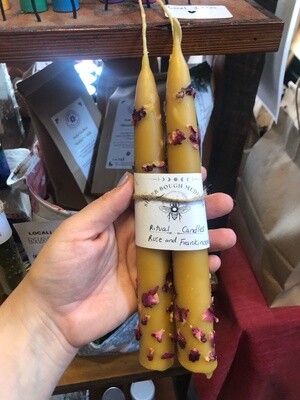 Beeswax Taper Ritual Candles by Silver Bough Medicine