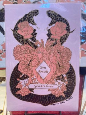 "You Are Loved/Eres Amado" Print by Rachel Speck