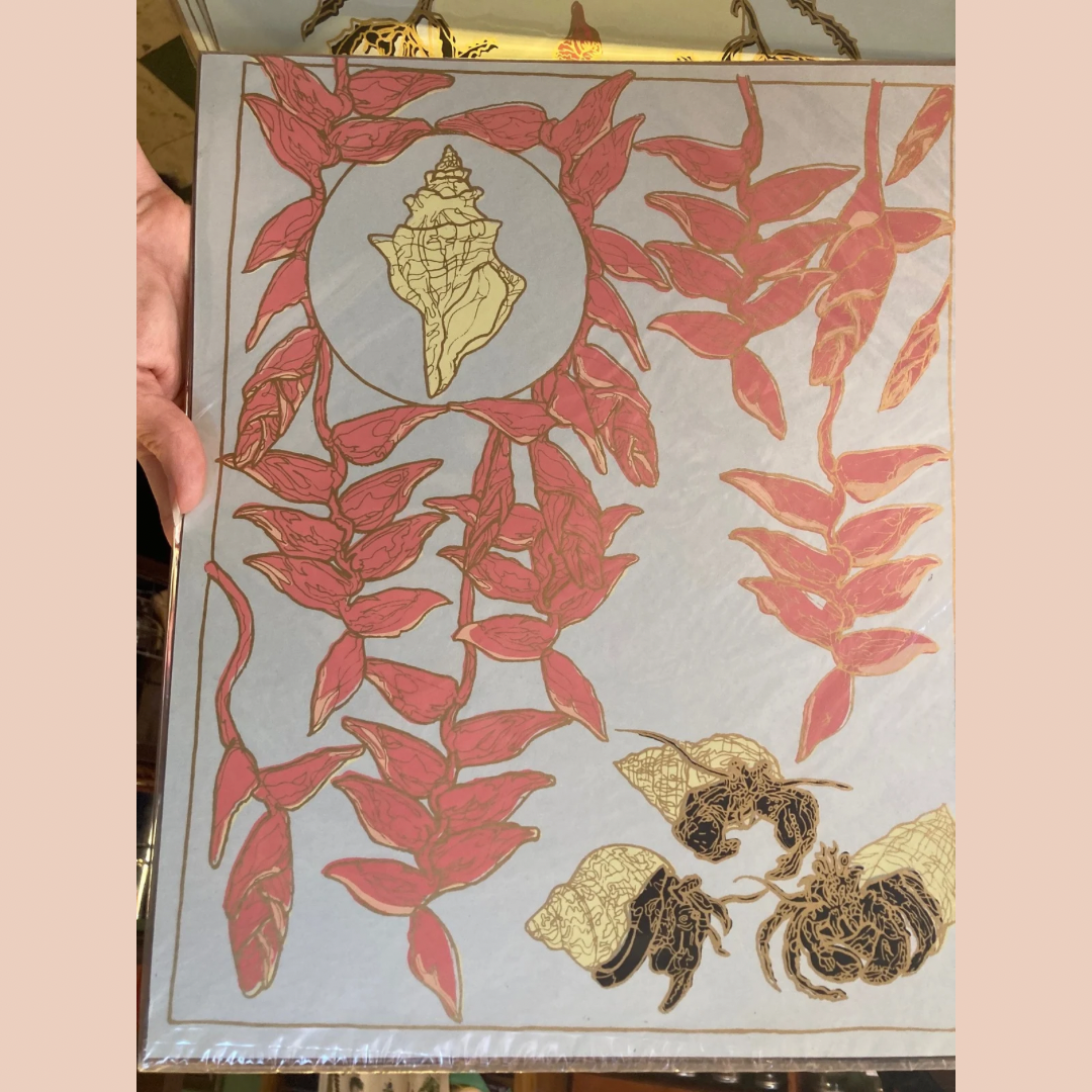 "4 of Shells" Print by Rachel Speck