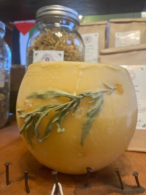 Beeswax Lantern by Silver Bough Medicine