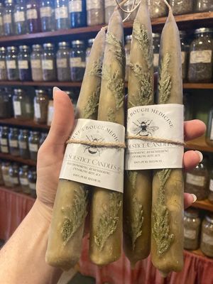 Beeswax Taper Ritual Candles by Silver Bough Medicine