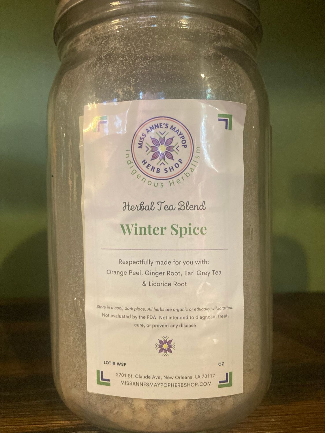 Winter Spice Tea by Maypop- 2 oz. bag