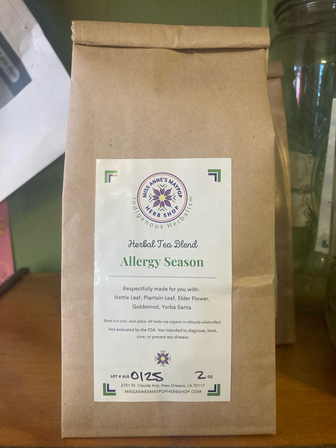 Allergy Season Tea by Maypop- 2 oz. bag