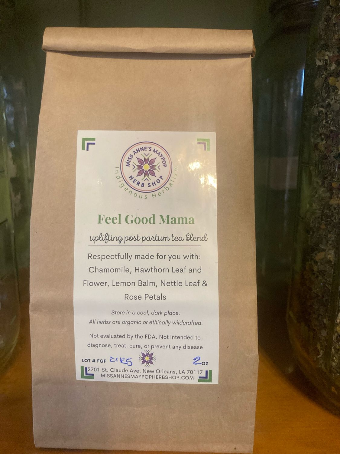 Feel Good Mama Tea by Maypop- 2 oz. bag