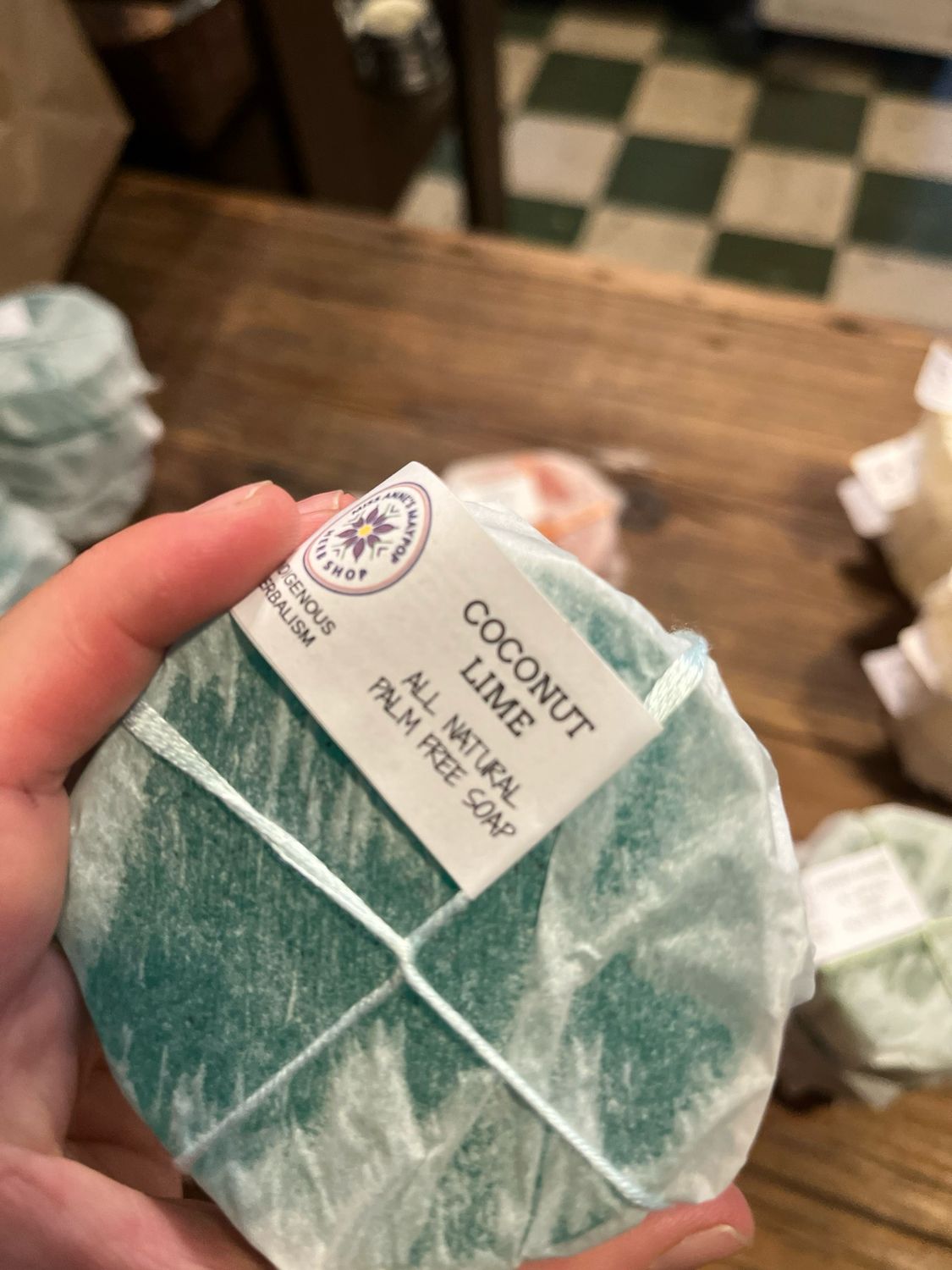 Miss Anne&#39;s &quot;Coconut Lime&quot; Palm Free Soap Bar