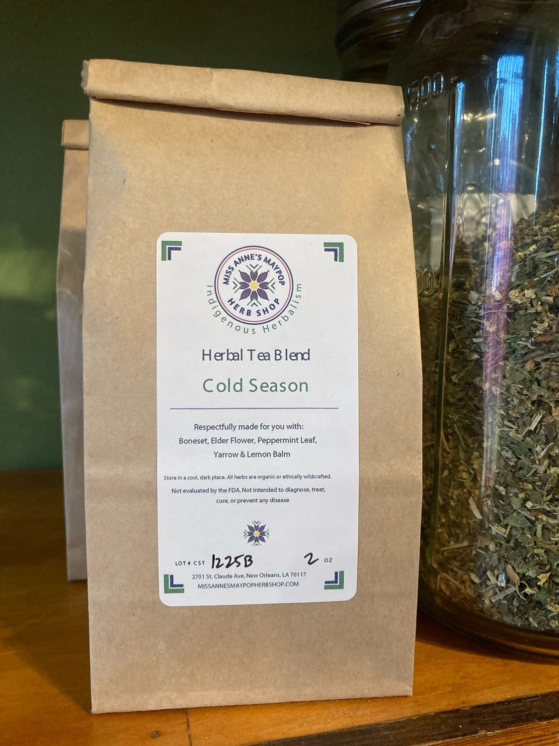 Cold Season Tea by Maypop- 2 oz. bag