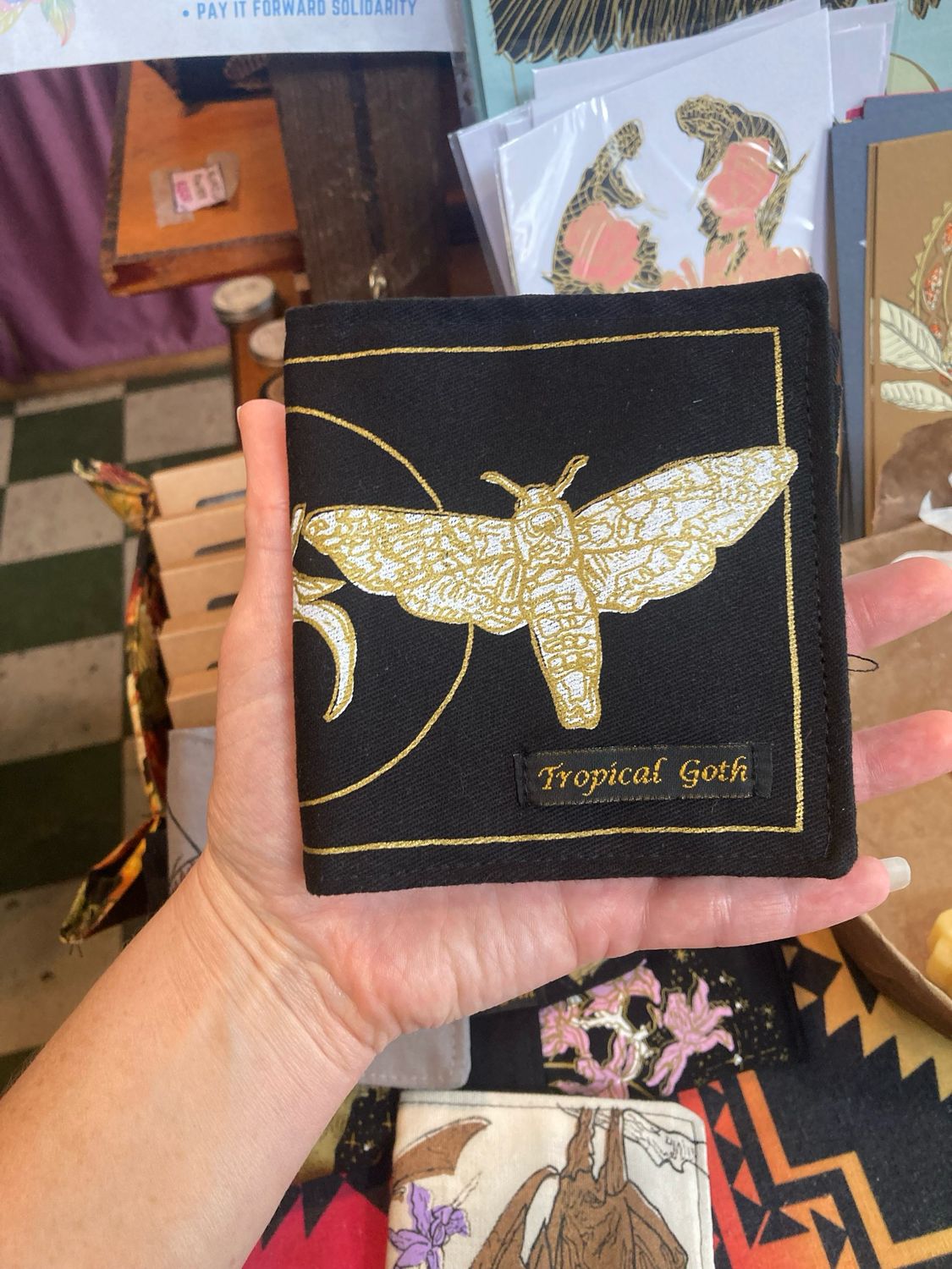 Moth Wallet by Rachel Speck (compact)