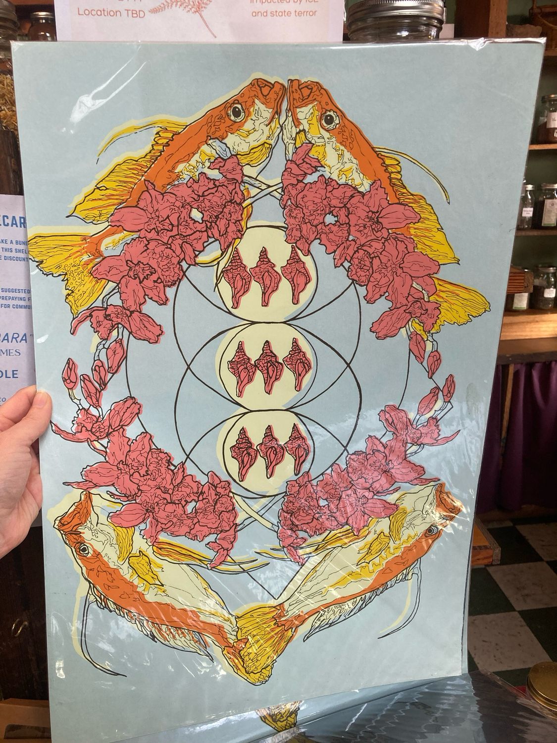 "9 of Shells" Print by Rachel Speck