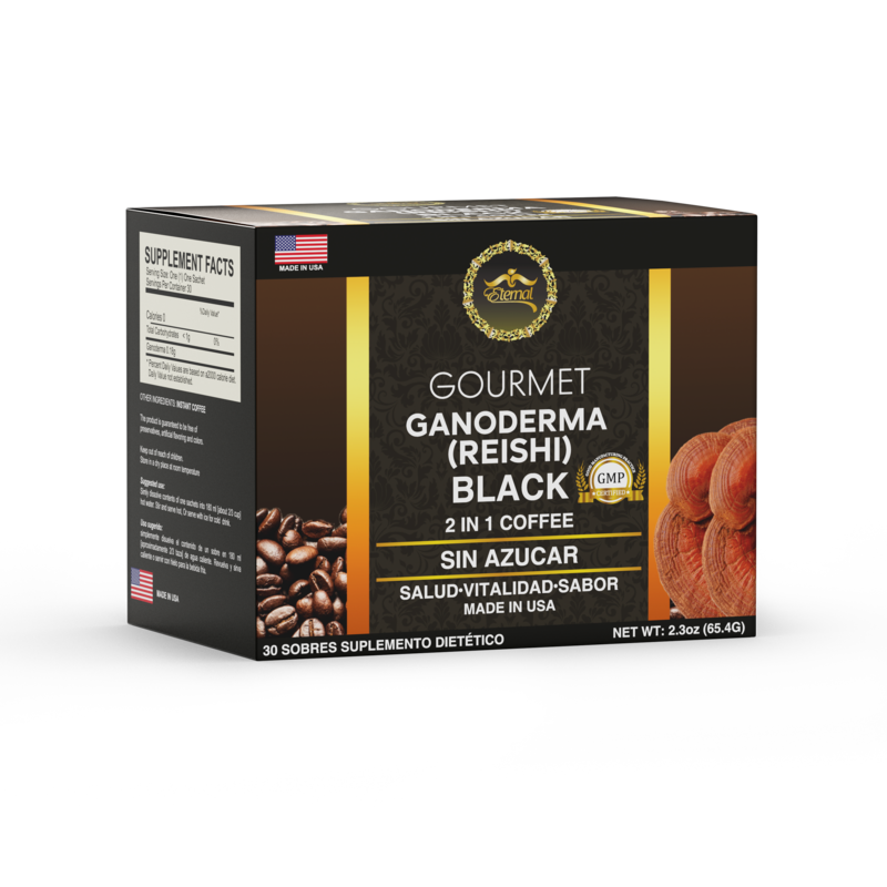 Eternal Gourmet Gastronomo Ganoderma with REISHI 2 in 1 Black Coffee