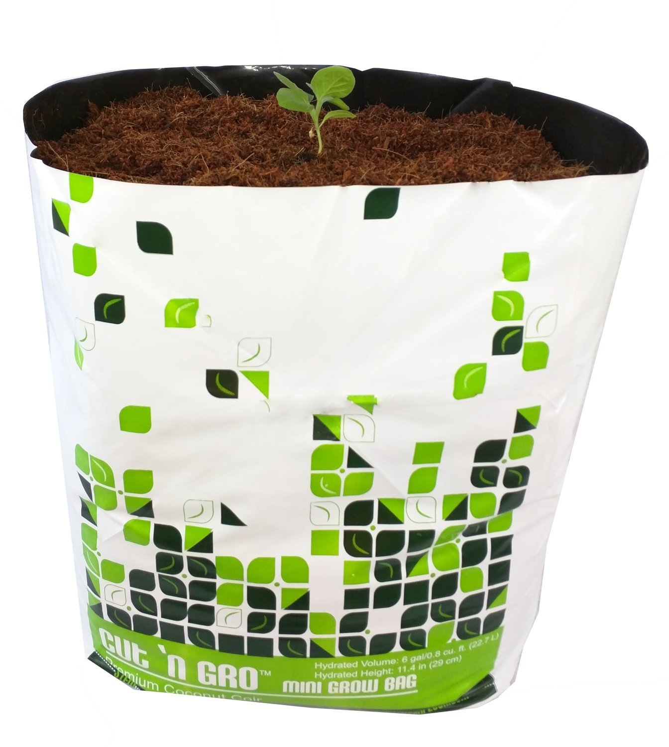 Cut &#39;n Gro - coconut coir mini grow bag (6 gallon)