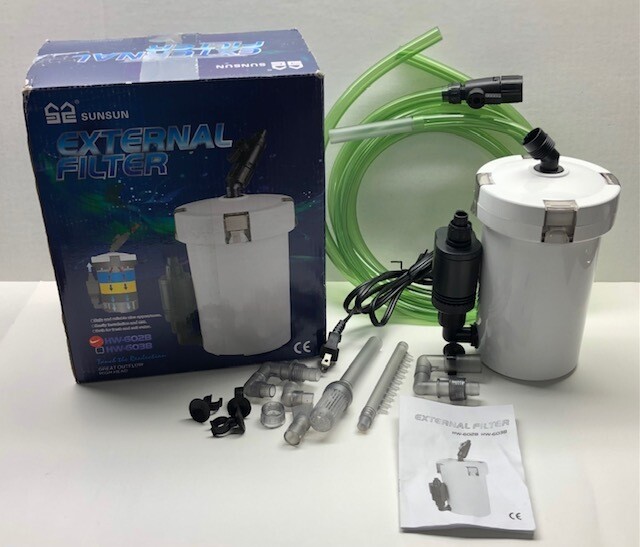 New SUNSUN HW-602B 3-Stage External Canister Filter