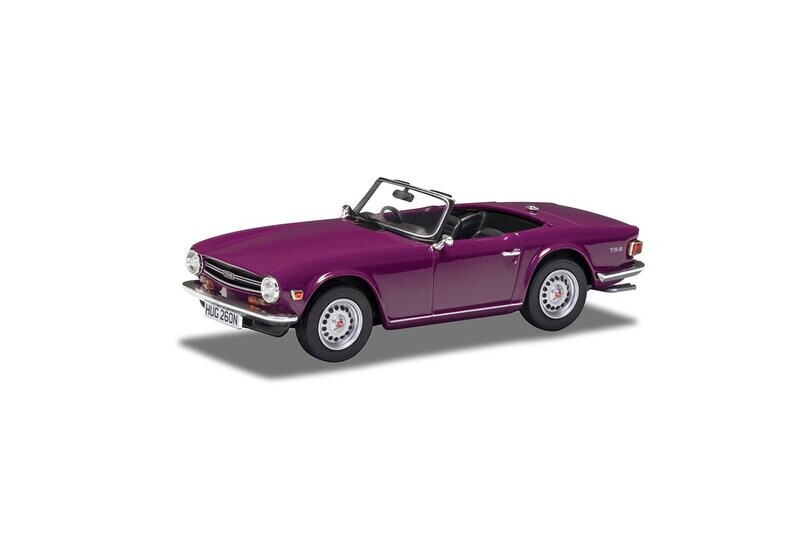 Corgi VA14701 Vanguards Triumph TR6 Magenta Diecast Model