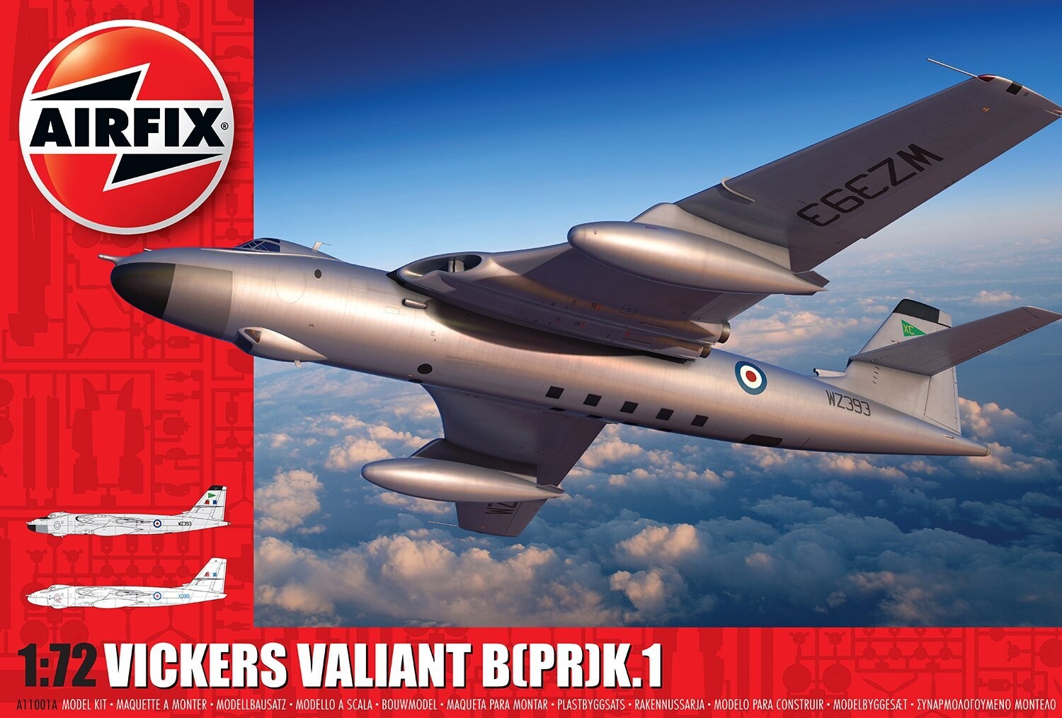 Airfix A11001A Vickers Valiant 1:72 Scale Plastic Model Kit