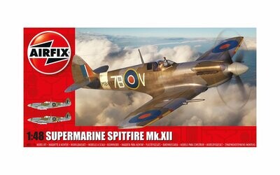 Airfix A05117A Supermarine Spitfire Mk.XII 1:48 Scale Plastic Model Kit
