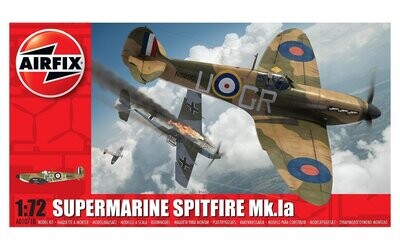 Airfix A01071B Supermarine Spitfire Mk.IA 1:72 Scale Plastic Model Kit
