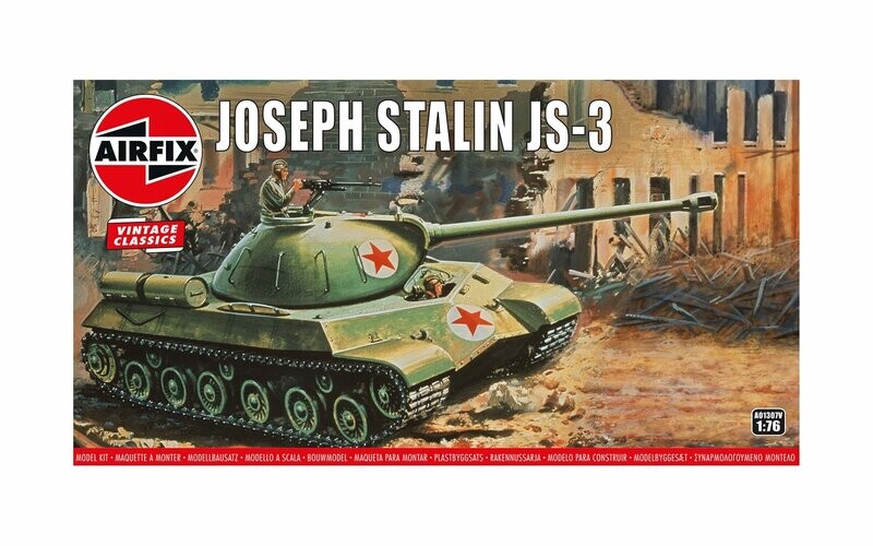 Airfix A01307V Joseph Stalin JS3 Russian Tank 1:76 Scale Plastic Model Kit