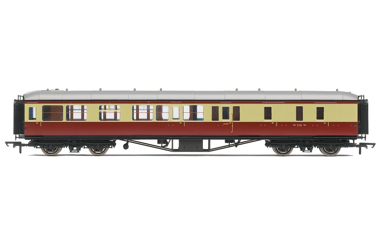 Hornby R4406B BR, 63' Hawksworth Corridor Brake Third, W2251W - Era 4