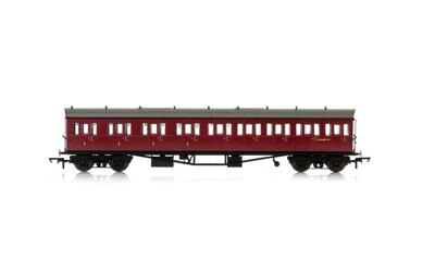 Hornby R4878A BR, Collett 57' Bow Ended E131 Nine Compartment Composite (Left Hand), W6237W - Era 4