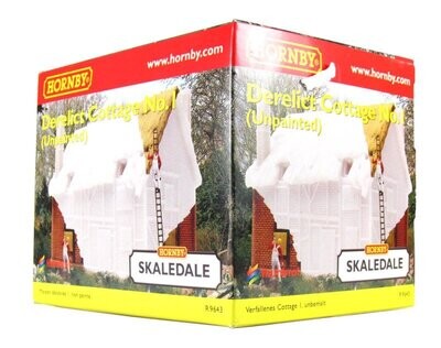 Hornby R9643 Thatched derelict cottage (Unpainted) OO Gauge