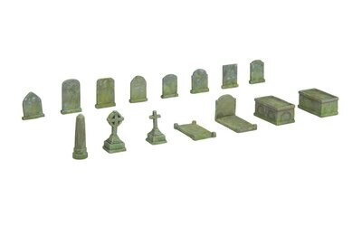 Hornby R7297 Assorted Grave Stones & Monuments OO Gauge