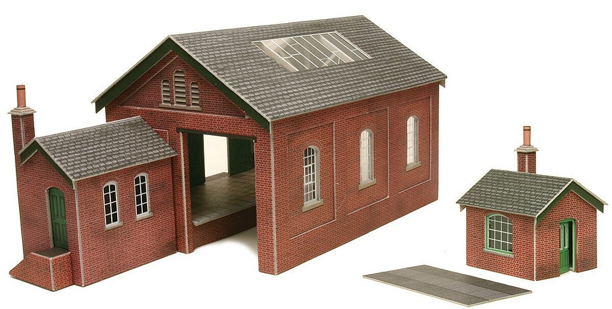 Metcalfe PO232 OO/HO Scale Goods Shed Card Kit