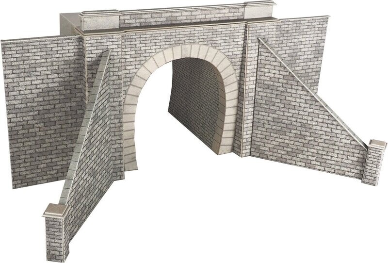 Metcalfe PO243 OO/HO Scale Single Track Tunnel Entrances Card Kit