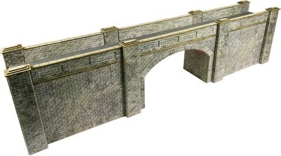 Metcalfe PO247 OO/HO Scale Railway Bridge In Stone Card Kit