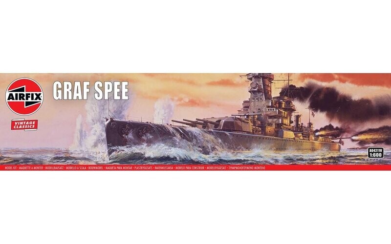 Airfix A04211V Admiral Graf Spee 1:600 Scale Plastic Model Kit