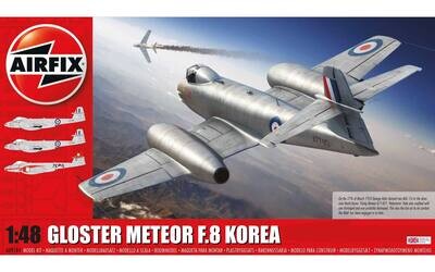 Airfix A09184 Gloster Meteor F.8 Korea 1:48 Scale Plastic Model Kit