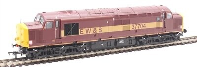 Bachmann 32-390DB Class 37/7 37704 in EW&S red and gold