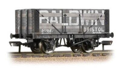 Bachmann 37-114 7 plank fixed end wagon 'Baldwin' - weathered