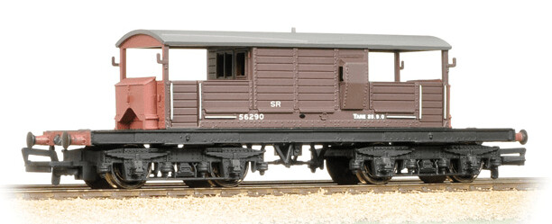 Bachmann 33-827C 25 Ton Queen Mary brake van 56292 in SR Brown