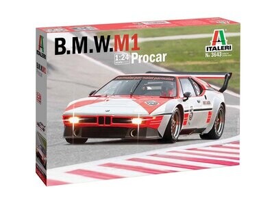 Italeri 3643 BMW M1 Procar (Niki Lauda) 1:24 Scale Plastic Model Kit